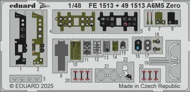 1/48 Eduard A6M5 Zero Zoom set for FINE MOLDS kit