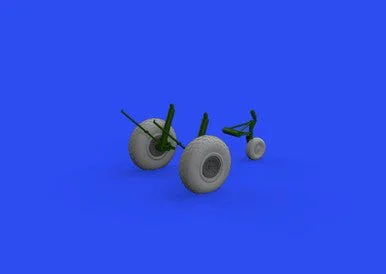 1/48 Eduard B-17 Wheels Oval Tread for HKM (Mask & Resin)