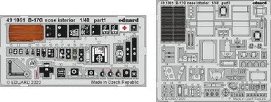 1/48 Eduard B-17G Nose Interior for HKM (Pre-Painted)