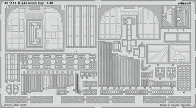 1/48 Eduard B-24J bomb bay for HOBBY BOSS