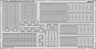 1/48 Eduard B-26G Marauder bomb bay Photo etched set for ICM kit