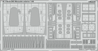 1/48 Eduard B-26G Marauder exterior Photo etched set for ICM kit
