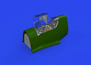 1/48 Eduard Bf 109F cockpit w/ early seat PRINT for EDUARD