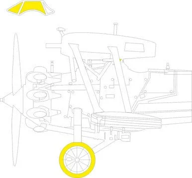 1/48 Eduard Bulldog Mk.II MASK for AIRFIX for AIRFIX
