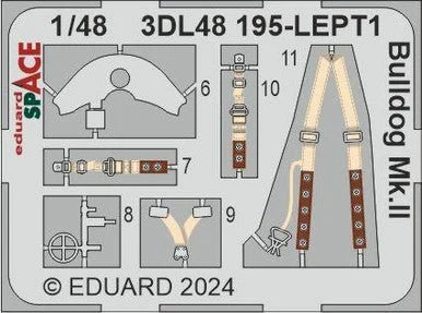 1/48 Eduard Bulldog Mk.II space for AIRFIX