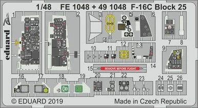 1/48 Eduard F-16C Block 25 for Tamiya (Pre-Painted)