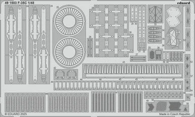1/48 Eduard F-35C Photo etched set for TAMIYA kit