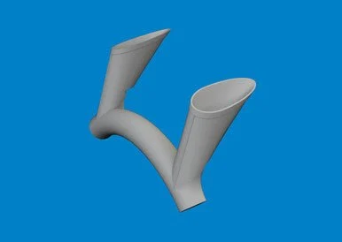 1/48 Eduard F4F-4 exhausts PRINT Brassin for ACADEMY kit