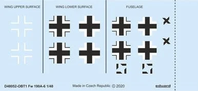 1/48 Eduard Fw 190A-6 national insignia for EDUARD