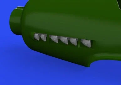 1/48 Eduard Fw190D Exhaust Stacks for EDU (Resin)