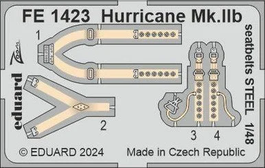 1/48 Eduard Hurricane Mk.IIb seatbelts STEEL for ARMA HOBBY