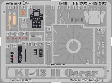 1/48 Eduard Ki-43 II Oscar for HASEGAWA