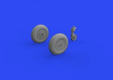 1/48 Eduard Ki61Id Wheels for TAM (Mask & Resin)