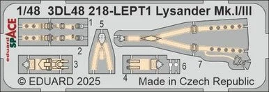 1/48 Eduard Lysander Mk.I/III SPACE SPACE for AIRFIX kit