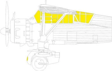 1/48 Eduard Lysander Mk.I/III TFace MASK for AIRFIX kit