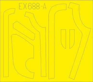 1/48 Eduard Mask B-17G Anti-Glare Panels (VE Production) for HKM