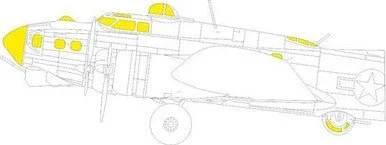 1/48 Eduard Mask B-17G TFace for HKM