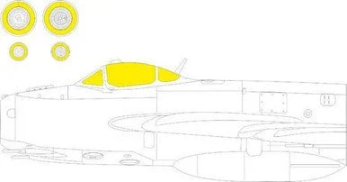 1/48 Eduard Mask MiG-17F TFace for AMMO