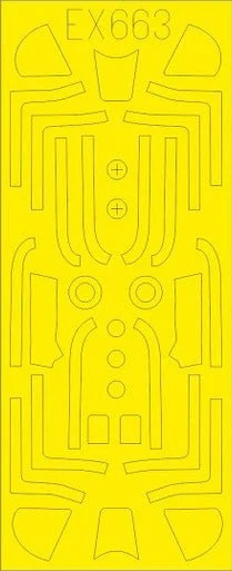 1/48 Eduard Mask P-51D TFace for EDU