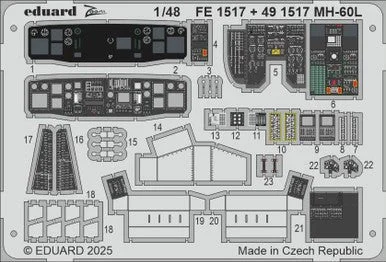1/48 Eduard MH-60L Zoom set for ICM kit