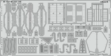 1/48 Eduard Mi-24A Photo etched set for TRUMPETER kit