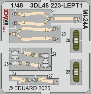 1/48 Eduard Mi-24A SPACE SPACE for TRUMPETER kit