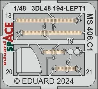 1/48 Eduard MS 406.C1 space for DORA WINGS