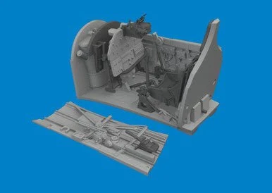 1/48 Eduard P-40E cockpit PRINT Brassin