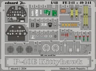 1/48 Eduard P-40E for MMT TECH / AMT
