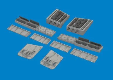 1/48 Eduard P-40E gun bays PRINT Brassin for EDUARD kit