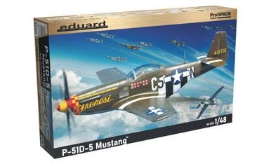 1/48 Eduard P-51D-5 Mustang Fighter Plastic Model Kit