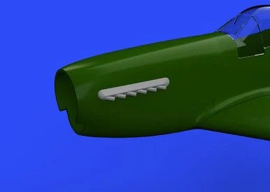 1/48 Eduard P-51D Exhaust Stacks w/Fairing for AIR (Resin)