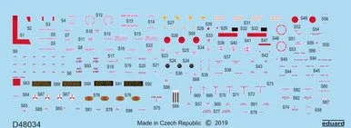 1/48 Eduard P-51D stencils for EDUARD