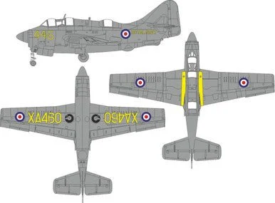 1/48 Eduard Paint Mask for AIRFIX Gannet AS.1/AS.4 national & a/c marking