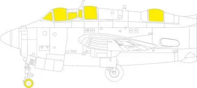 1/48 Eduard Paint Mask for AIRFIX Gannet AS.1/AS.4 TFace