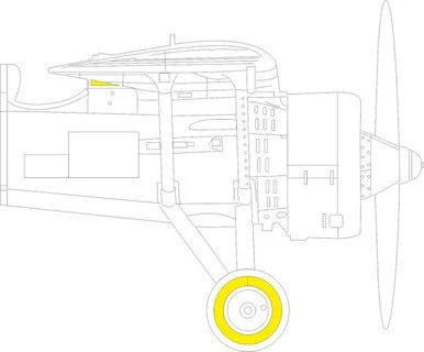 1/48 Eduard Paint Mask for ARMA HOBBY PZL P.11c
