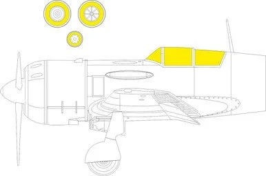 1/48 Eduard Paint Mask for HOBBY BOSS La-11
