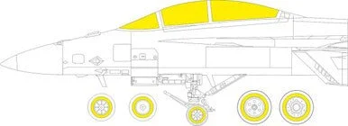 1/48 Eduard Paint Mask for MENG EA-18G TFace