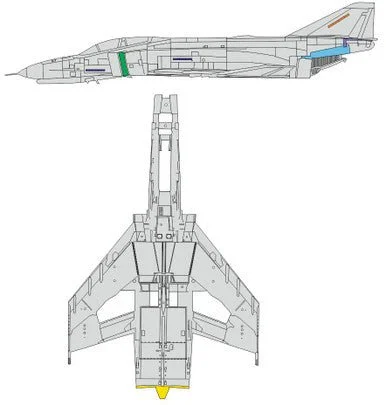 1/48 Eduard Paint Mask for MENG F-4E surface panels