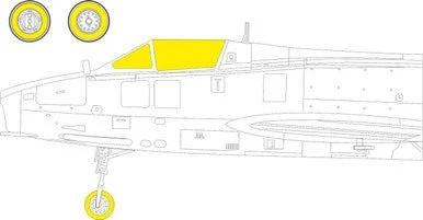 1/48 Eduard Paint Mask for SPECIAL HOBBY SMB-2 Super Mystere TFace