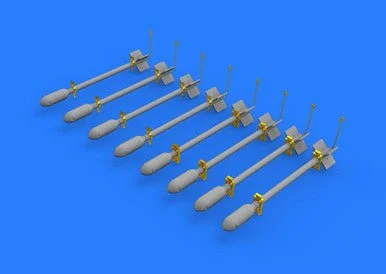 1/48 Eduard RP3 60lb S.A.P British Rocket Projectiles (Decals PE & Resin)