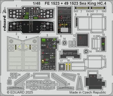 1/48 Eduard Sea King HC.4 Zoom set for AIRFIX kit