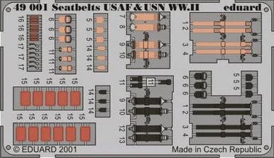 1/48 Eduard Seatbelts USAF & USN WWII (Pre-Painted)