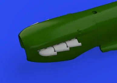 1/48 Eduard Spitfire Mk V Three-Stacks Exhausts Rounded for EDU (Resin)