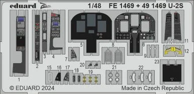 1/48 Eduard U-2S Photo etched setFor Hobby Boss