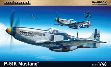 1/48 Eduard WWII P-51K Mustang USAAF Fighter (Profi-Pack Plastic Kit)