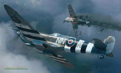1/48 Eduard WWII Spitfire Mk IXc British Fighter (Plastic Kit)