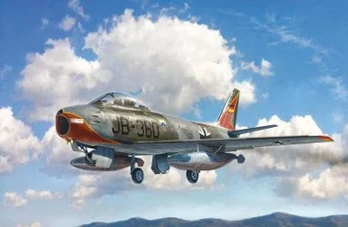 1/48 F86E Sabre Jet Fighter - Italeri
