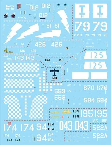 1/48 Fundekals CORSAIRS/ WHISTLING DEATH