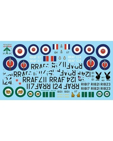 1/48 Fundekals RHODESIAN HUNTERS